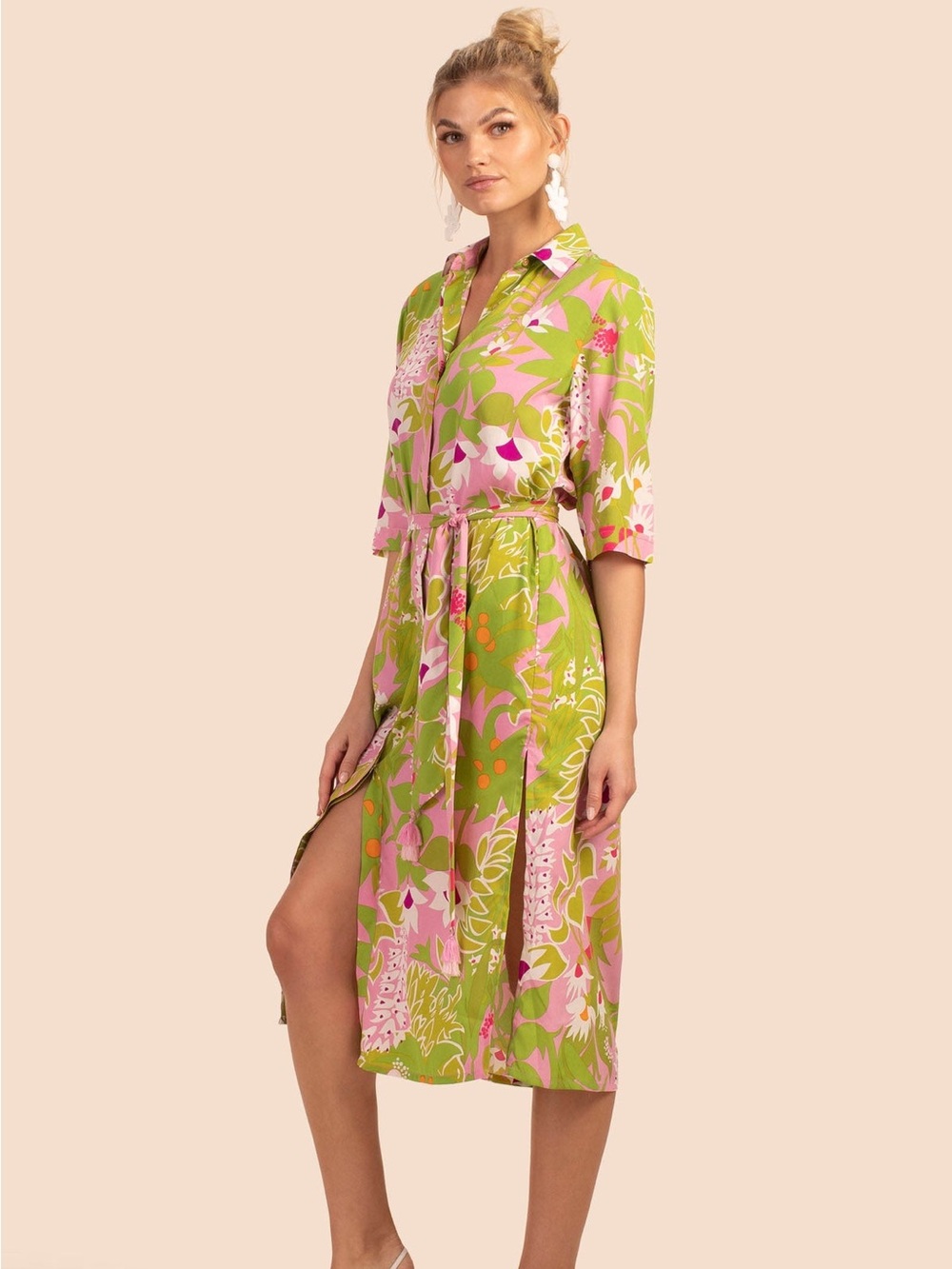 Trina Turk La Palma Midi dress